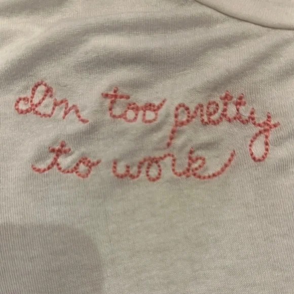 Topshop White Fun Embroidered Crop Top Resort Cruise Wear Vacation - Picture 6 of 11